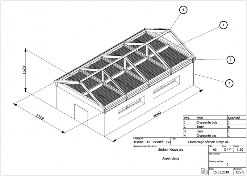 découvrez notre plan de séchoir solaire complet pour une méthode naturelle et écologique de séchage de vos fruits, légumes, et herbes. optimisez votre production tout en respectant l'environnement grâce à des techniques simples et efficaces.