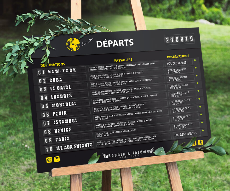 découvrez notre vaste sélection de panneaux plan de table, idéaux pour organiser vos événements. que ce soit pour un mariage, un anniversaire ou une réception, nos panneaux personnalisés ajouteront une touche d'élégance et faciliteront l'orientation de vos invités. explorez des designs variés adaptés à tous les styles et thèmes.