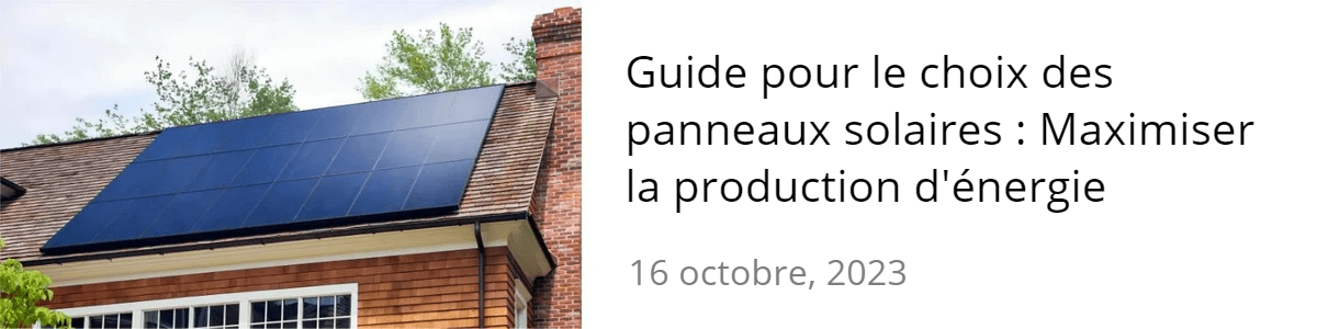 découvrez notre guide essentiel pour producteurs photovoltaïques. apprenez à optimiser vos installations solaires, à comprendre les réglementations et à maximiser vos revenus grâce à l'énergie renouvelable. idéal pour les professionnels et les amateurs cherchant à se lancer dans l'énergie solaire.