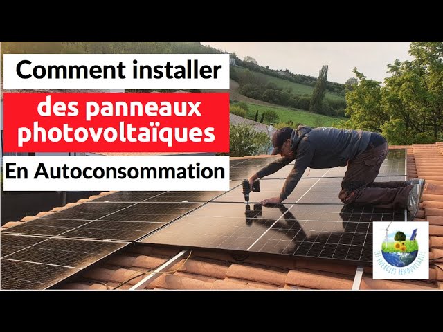 installer-panneau-photovoltaique-1 comment installer un panneau photovoltaique